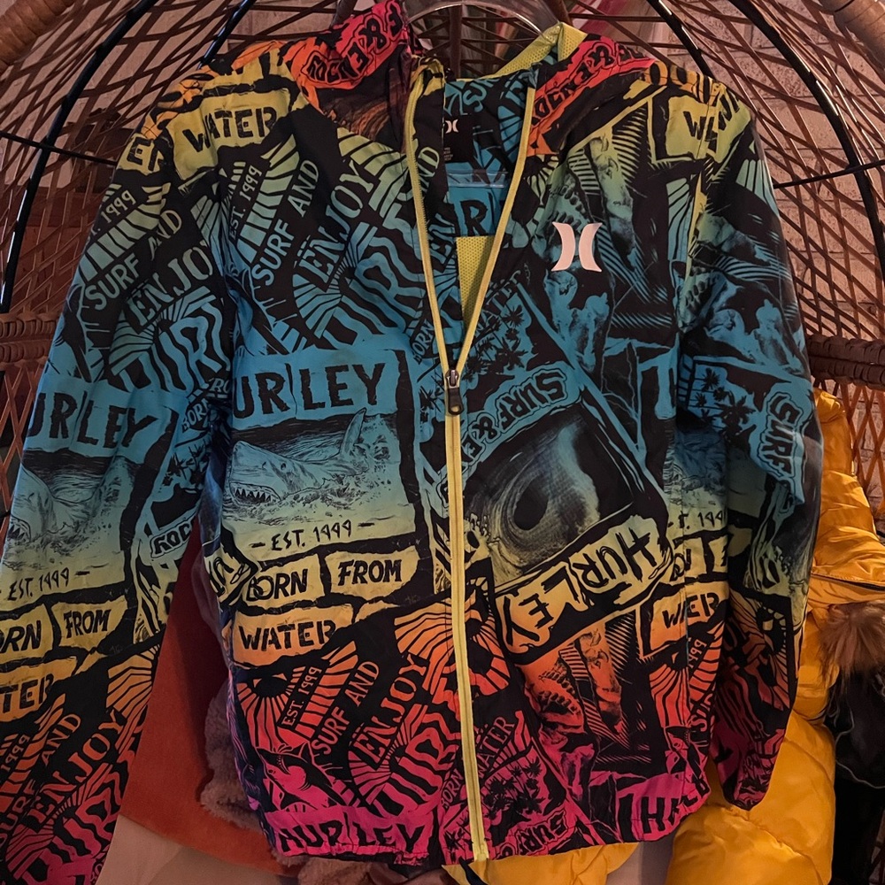 Hurley Multicolor Hooded Jacket